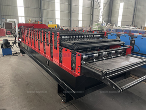 Màu thép kim loại hai lớp sàn hình thang LBR TR5 & sóng mái ngói lạnh cuộn hình thành máy làm - Product Image 5