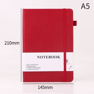 Carnet A5 à couverture rigide, journal professionnel, fermeture élastique, agenda professionnel, usage personnel, cadeau, couleur, 120 pages, personnalisable - Product Image 4