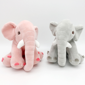 Regalo per bambini all'ingrosso giocattolo animale Super morbido 20 cm piccoli peluche grigio <span class=keywords><strong>rosa</strong></span> elefante farcito peluche - Product Image 2