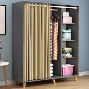 Armoires de rangement multifonctionnelles à montage simple, style nordique moderne et simple, pour chambre à coucher, avec motif de dessin animé - Product Image 2