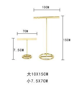 Wooden Necklace Jewelry Display Stand Holder Rack <strong>Hanger</strong> for Earrings <strong>Bangle</strong> Necklace Stand Storage Jewelry Organizer Showcase - Product Image 5