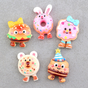 Resina de Pan de Donut, Accesorios de Joyería Ecológicos para Manualidades, Hebillas para Zapatos, Dijes de Resina, Accesorios de Resina para Decoración - Product Image 4