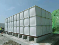 Réservoir à eau potable rectangulaire en PRV de qualité supérieure avec cuve sous pression pour la récupération et le stockage d'eau de pluie à usage domestique, garantie 1 an