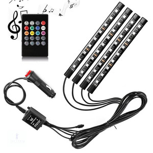 RGB Strip Light <span class=keywords><strong>5050</strong></span> SMD โคมไฟสร้างบรรยากาศภายในรถ,<span class=keywords><strong>ไฟ</strong></span> Led เชื่อมต่อสาย USB 5V DC - Product Image 1