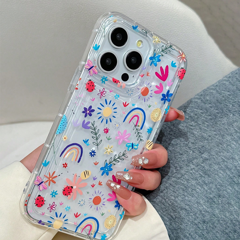 Custodia Cover Disegno FIORI 008 per ONEPLUS 7T TPU Gel Silicone