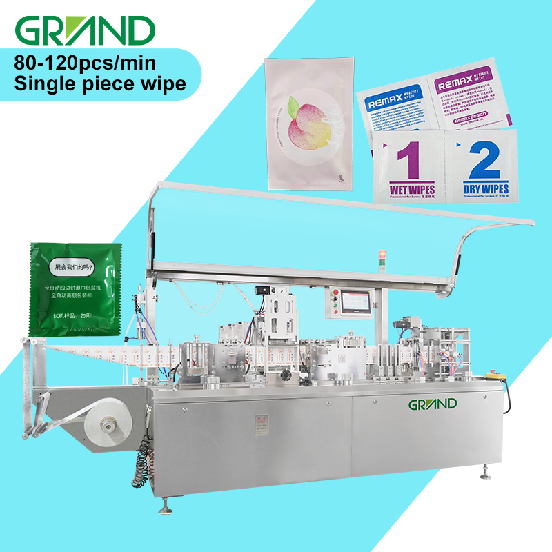Изготовление размеров под заказ; Большие размеры 40-140 мм влажных салфеток, машина для упаковки салфеток для 2-х слойный нетканые хлопковые цельного листа спиртовая салфетка & пробирка производственная линия