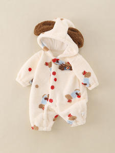 Combinaison en polaire pour bébé, Halloween, bébé, coton, <span class=keywords><strong>sortie</strong></span>, combinaison épaisse pour ramper, vêtements d'extérieur mignons pour enfants, cosplay - Product Image 5