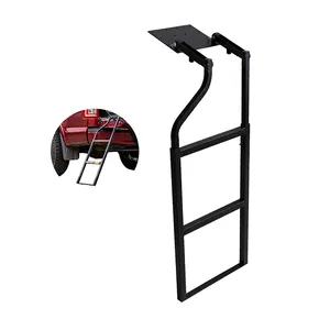 Hete Verkoop Universele Auto Andere Exterieur Accessoires Zwart Staal Pick-Up Truck Stap Achterklep Ladder