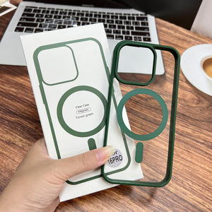 Anneau de charge magnétique sans fil pour iPhone 15 Pro Max et 16 Pro, couleurs transparentes <span class=keywords><strong>PC</strong></span>, <span class=keywords><strong>achat</strong></span> répété, étuis de téléphone portable - Product Image 5