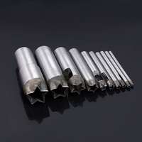 3-30mm étoile forme ceinture trous métal poinçonnage outil oeillets moules boutons cuir Rivets couture patchs matrice