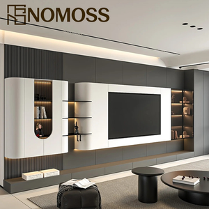Best Seller Wall Mounted <strong>Wood</strong> Minimalist White and <strong>Tv</strong> <strong>Cabinet</strong> Modern Luxury Custom <strong>Tv</strong> <strong>Cabinets</strong> for Home - Product Image 1