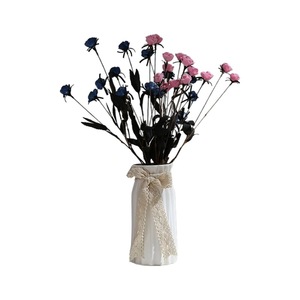 Jarrón de Flores Secas Artístico Blanco, Cerámico, Hidropónico, para Arreglos Florales, <span class=keywords><strong>Gesta</strong></span>, para Sala de Estar, Moderno, Ahorra Agua, Duradero - Product Image 5