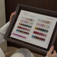 Suuseegel – Kit de vernis gel UV pailleté quatre saisons, 35 couleurs, effet poussière de diamant, pour salons de manucure, 12 ml