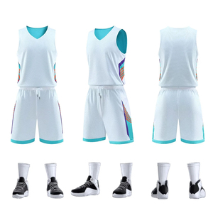 Bán Buôn Trống Người Đàn Ông Đồng Phục Bóng Rổ Cá Nhân Hoá Biểu Tượng Tùy Chỉnh In Thêu Thăng Hoa Có Thể Đảo Ngược Bóng Rổ Jersey - Product Image 6