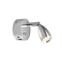 Lampe de lecture de chevet pour bateau RV Lampe de lit à col de cygne flexible de 12 volts Camper Van Trailer Truck Motorhome Lampe de lecture à LED de 12 V