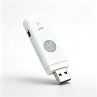 4G LTE 글로벌 버전 WiFi 동글 (SIM 카드 슬롯 포함) B20 유럽용 150Mbps 고속 인터넷 (차량, 노트북, 야외, 비즈니스용)