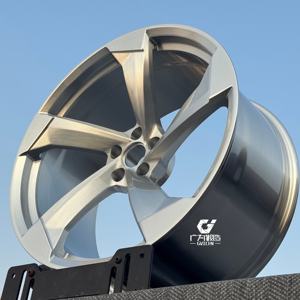 <span class=keywords><strong>Jante</strong></span> en alliage forgée sur mesure, cinq branches, concave profond, 5x112, argentée, pour voiture de tourisme, en aluminium durable - Product Image 2