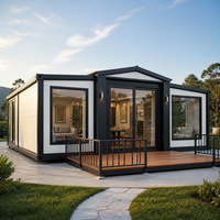 Maison conteneur extensible de 20 pieds (39 m²) avec salon et cuisine pour jardin, bureau ou usage extérieur – Mini-maison préfabriquée