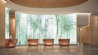 Divisor de Vidrio Artístico Personalizable con Características Ecológicas, Impermeables y Anti-UV para Baño, Hotel, Villa, Decoración Moderna