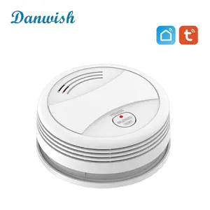 Danwish OEM ODM Laut Sirene 10 Jahre kabelloser intelligenter Brand- und Rauchlecksensor EN14604 Tuya WLAN-Rauchmelder Alarm