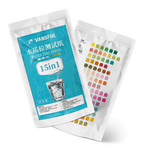 Tiras Reactivas para Análisis de Agua Vansful 15 en 1, 10 Unidades, Prueba de Calidad del Agua Potable, de Manantial y de Pozo, pH, Cloro Residual, Dureza - Product Image 4