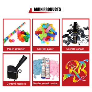 Cañón de <span class=keywords><strong>confeti</strong></span> de fuegos artificiales de alta calidad directo de fábrica 60cm lanza <span class=keywords><strong>mariposas</strong></span> de <span class=keywords><strong>confeti</strong></span> - Product Image 4