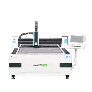 HANTENCNC 500w 700w 1000w CNC Sheet Metal Fiber Laser Cutting Machine Price