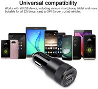 Produits les plus vendus, moule privé, CE FCC Rohs QC, chargeur de téléphone portable pour voiture à charge rapide 18W