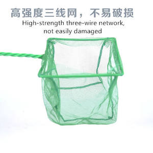 Lưới Đánh Cá Bể Cá Lưới Đánh Cá Bằng Nylon Nhỏ Có Tay Cầm Bằng Nhựa Cho Bể Cá 8Inch/6Inch/5Inch/4Inch Màu Xanh Lá Cây - Product Image 3