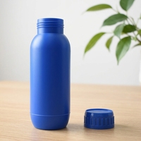 Bouteille en plastique HDPE bleu opaque pour le stockage de liquides chimiques en laboratoire, flacon de réactif industriel opaque, bouteille de 1000 ml