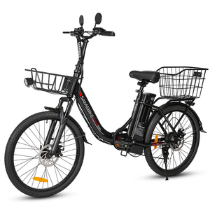 Stock de fábrica para Samebike 24 pulgadas plegable bicicleta eléctrica de <span class=keywords><strong>ciudad</strong></span> 36V batería de litio fuente de alimentación 7 velocidades equipo electrónico - Product Image 1