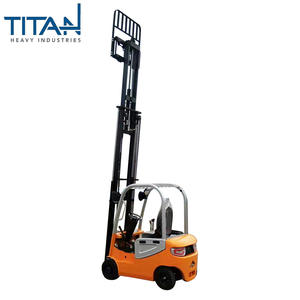 La carretilla elevadora eléctrica TITAN TL15EC es un vehículo portátil de manipulación de materiales con altura de antebrazo ajustable que es muy flexible - Product Image 6