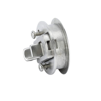Pièces et accessoires marins en acier inoxydable 316 poignée de levage matériel loquet tournant serrure avec plaque de protection nouveau miroir poli