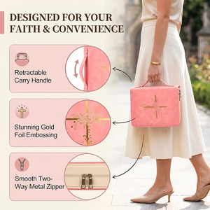 Funda de Piel Sintética para Biblia de <span class=keywords><strong>Pastor</strong></span>, con Logotipo Personalizado, Cubierta para Cuaderno, Regalo para Pastores de Iglesia, con Soporte - Product Image 6