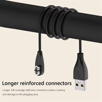 Kabel pengisi daya magnetik, kabel USB/tipe-c untuk Aftershokz Aeropex AS800 untuk Shokz OpenRun Pro/OpenRun Mini/OpenComm