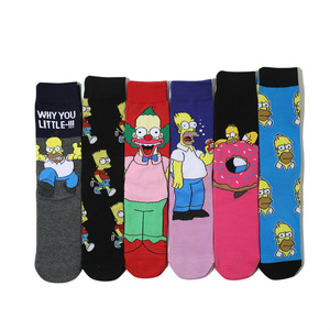 Chaussettes montantes unisexe en coton, motif licorne et <span class=keywords><strong>Sonic</strong></span>, style sport, vente chaude - Product Image 4