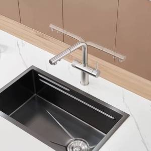 Sanitary Ware Out Water Filter Purifier 304 Stainless Steel Kitchen Sink Faucets with Pull Down Sprayer - Product Image 3