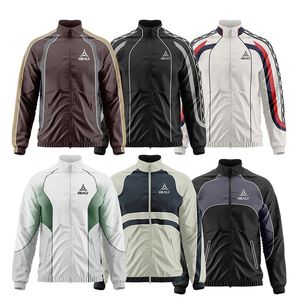 แจ็กเก็ตกันฝนของผู้ชายเสื้อสวมหัวสีดำสะท้อนแสงแบบรูดซิปทรงแคบ - Product Image 6