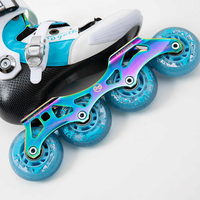 Chaque patin à roulettes de slalom en ligne professionnel en PP renforcé de fibre de verre pour enfants et adolescents avec ABEC-9