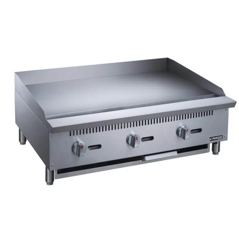 Vendita diretta in fabbrica in acciaio inox commerciale da banco piastra a gas flat top grill 36 "grill a gas ristorante