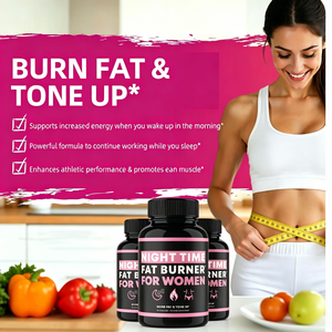 Pastillas Quemagrasas Nocturnas para Mujeres, Favorecen la Pérdida de Peso, la Recuperación del Sueño, <span class=keywords><strong>Bloqueador</strong></span> de Carbohidratos y Estimulante del Metabolismo - Product Image 2