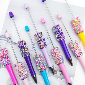 High Quality DIY Beads Colorful Ballpoint <strong>Pens</strong> <strong>Chocolate</strong> <strong>Candy</strong> Bead Ball <strong>Pen</strong> for Gift &amp; Children - Product Image 5