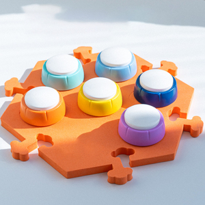 Nút giao tiếp thú cưng thiết bị cứu trợ bằng giọng nói Đồ chơi Đào tạo nút nói chuyện Pad chống trượt mat thú cưng nút nói chuyện - Product Image 2