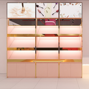 Diseño Interior de Tienda de Cosméticos, Exhibidores Modernos para Productos de Belleza, Exhibidores de Maquillaje y Cosméticos, Diseño de Vitrinas - Product Image 5