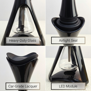 Chichas de luxe inspirées des voitures, grande taille, ensemble complet pour fumer, chicha LED, chicha - Product Image 4