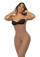 Faja La GLAMUROSA Con Varillas Pierna Larga Sculpting Snatched Full Body Shape Wear Open Bust Tummy Control Sous-vêtements correctifs