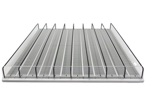 Siêu thị Kệ hệ thống trọng thức ăn trượt đồ uống Kệ hiệu quả được thiết kế nhựa Thép PVC kim loại siêu thị nguồn cung cấp - Product Image 5