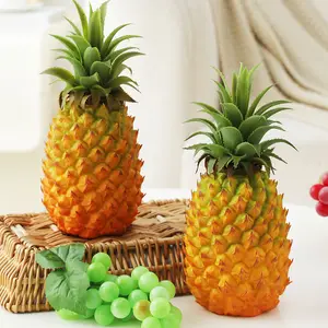 假水果塑料菠萝装饰逼真逼真DIY道具家居装饰装饰人造水果展示