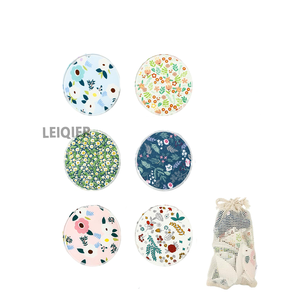 Tampon démaquillant en coton personnalisé avec logo, réutilisable, léger, avec impressions, facile à nettoyer et à ranger, durable pour le démaquillage - Product Image 6