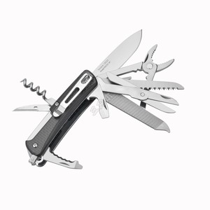 Mejor Precio de <span class=keywords><strong>Sanrenmu</strong></span>, Regalo Personalizado WA761-B1, Navaja Multiherramienta Plegable 21 en 1 con Mango de Fibra de Carbono - Product Image 4